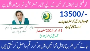 خوشخبری! نااہل خواتین کے لیے نئی رجسٹریشن شروع ہو چکی ہے